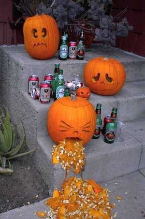 puking pumpkins