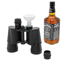secret binoculars flask